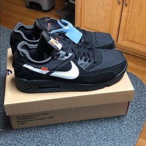 Off-white nike air max 90s(black)